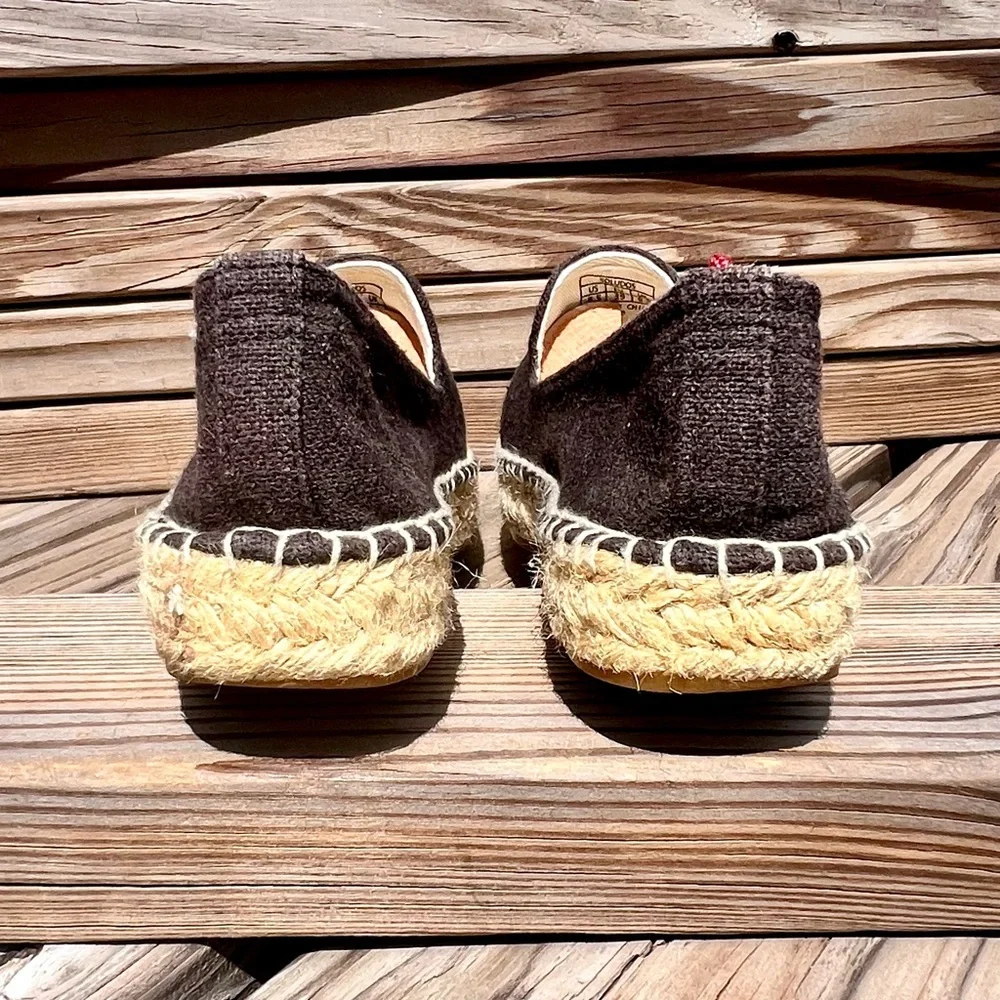 - Soludos 8.5 Black Smoking Espadrille! EUC!
